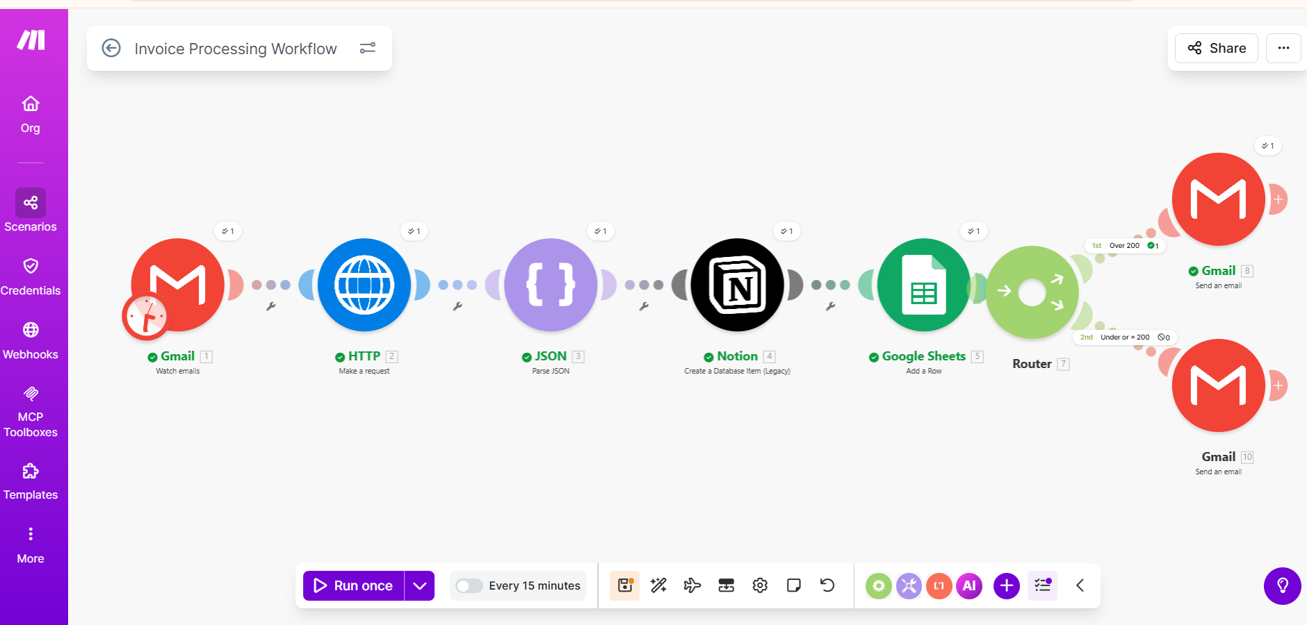Invoice Processing Bot