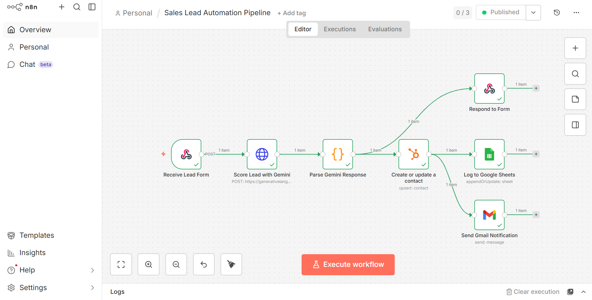 Sales Lead Automation